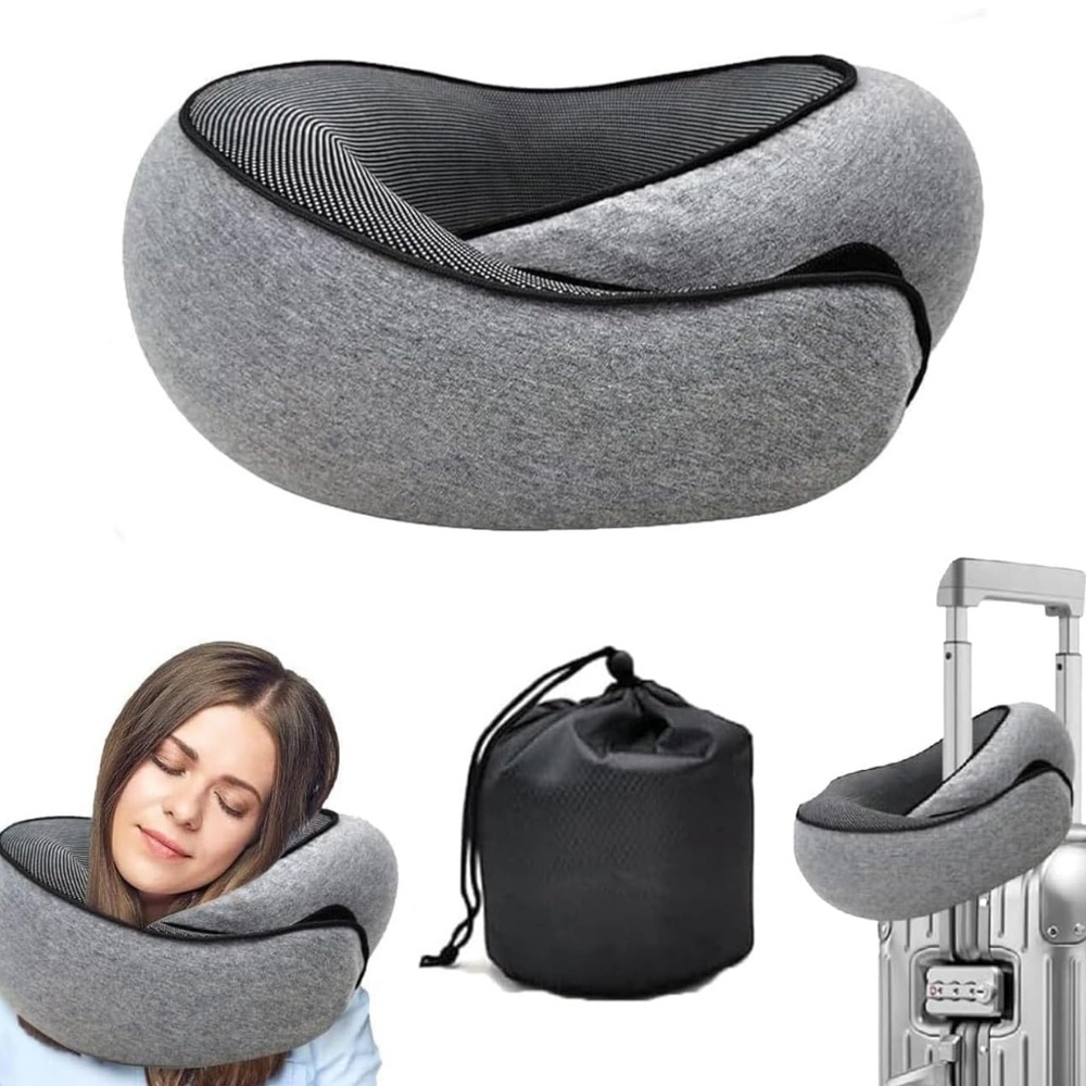 New. WEERSHUN Travel comfortable Neck memory foam Pillow for Airplanes.